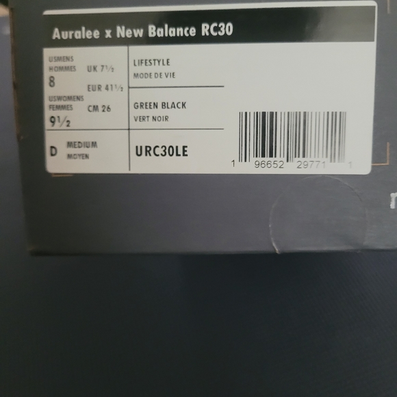 New Balance, forest green, M8/W9.5 - Picture 4 of 4